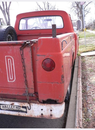 Illustration for article titled 1963 Ford Pickup Down On The Denver Street